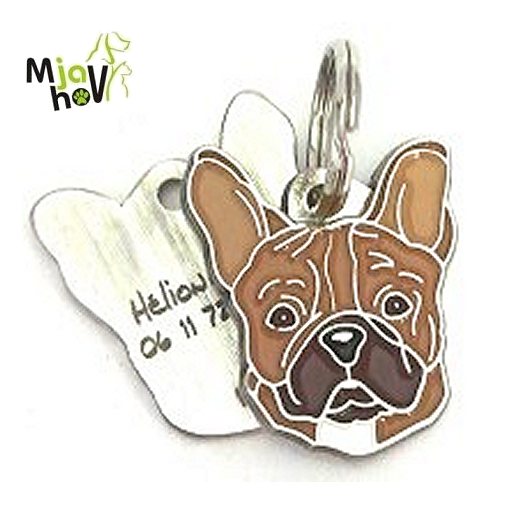 pet tag engraved - french bulldog.jpg pet ID tag, dog ID tags, pet tags, personalized pet tags MjavHov - engraved pet tags online